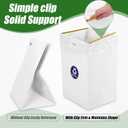 16 Pack 30 Gallon Disposable Trash Cans with Built-in Handles, Extra Large Portable Trash Can for Parties Events, Reusable Garbage Can, Recycling Bins Thick Recycling Cardboard