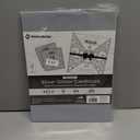 PrintWorks No-Shed Printable Silver Glitter Cardstock 8.5" x 11" - 15 Sheets - 104 lb/280 gsm Silver Glitter Paper - Sparkly Paper for School & Craft Projects - FSC Certified (00515)