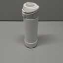 Insulated Magnetic Water Bottle - Reusable Stainless Steel Bottle with MagSafe Compatible Phone Holder - Keeps Cold for 24 Hours - Perfect for Gym, Sports, and Travel - White 24oz