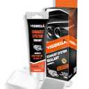 Visbella Auto Vehicle Exhaust System Sealant, Non-Slumping Professional Repair Crack Adhesive Super Glue Sealer for Car Mufflers, Tailpipes, Catalytic Converters (Box, Gram, 150)