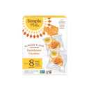 Simple Mills Almond Flour Crackers Snack Packs, Farmhouse Cheddar, Gluten Free, Flax Seed, Sunflower Seeds, Corn Free, Good for Snacks, 6.5 oz, Pack of 1 (8 Bags per Box)  BB Date 12/24/2025