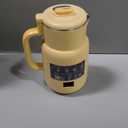 Nut Milk Maker, 20 oz(600ml) Homemade Almond, Oat, Soy, Coconut, Plant Based and Non Dairy Beverages, Milk Blender Machine with Delay Start, Keep Warm, Boil Water, Self Cleaning (Yellow)