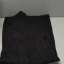 Mens Denim Baggy Pants with Cargo Pockets Mid Weight Casual Streetwear Wide Leg Jeans Hip Hop Skater Trousers (Large, A15 Black)