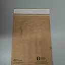 Elementree Small Recyclable Kraft Paper Padded Mailers 7" x 9" (Size #0) - 50 Brown Padded Mailing Envelopes - Flexible Padded Envelope Inner Eco-Cushioning - Made in the USA (01910)