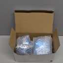 Syhood 6 Pack Jewel Ornament 3.9"- 6.5" Acrylic Jewel Ornaments for Christmas Tree Glitter Christmas Tree Hanging Decorations Gemstones for Xmas Wedding Holiday Party Decor(Dark Blue)