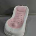 PandaEar Baby Bath Support, Foldable Infant Bathtub for Newborn Babies 0-6 Months, Soft Sink Baby Bath Tub (Pink)