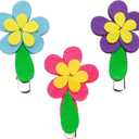 Hibiscus Hair Clip Felt Craft Kit, Makes 12