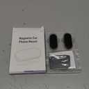 2-Pack Magnetic Phone Holder for car, [ Super Strong Magnet ] [ with 4 Metal Plate ] Cell Phone carmount for iPhone Magnetic [ 360 Rotation ] Universal Dashboard Adhesive Car Magnetic Phone Mount (Black)