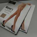 2 x G&Y 2 Pairs Women's Control Top Pantyhose - 40D Sheer Tights Tummy Control Support Stockings (S)