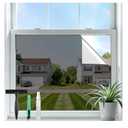 rabbitgoo Window Tint for Home with Tools, Black Silver, 29.5" x 78.7"One Way Privacy Window Film UV Blocking Heat Control Static Cling No Glue Daytime Privacy See Out Not in