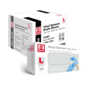 Medical Synmax Vinyl Exam Gloves - Latex-Free & Powder-Free Disposable Glove - Large, BMPF-3003(1000 Pcs)
