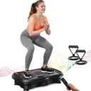 AXV Vibration Plate Exercise Machine Fitness Platform Body Vibrating Board
Powerful 200W Oscillating 120 Level Curved Design Shake Plate for Lymphatic Drainage Recovery Whole Body Toning With Handles