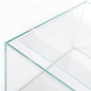 LANDEN 4mm Thick Clear Glass Aquarium Lid, Includes 4 Clips for Secure Placement, 342 x 168mm(13.46x6.61 inches for 350-354mm Inner Length Aquariums, Adapted to LANDEN NA362226