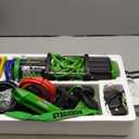 5500 Winch 12V Electric ATV/UTV Winch with Synthetic Rope,2pcs Wireless Remote and Winch Stopper for Towing Jeep Off-Road SUV Truck Car Trailer Boat