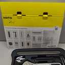 HOTO 40-Piece Tool Kit, Household Essentials Tool Set w/Smart Electric Screwdriver (LED, 3 Torque) + 14 Tools & 26 Accessories | Pro-Grade Compact Organizer for Home, Dorm Repairs, DIY