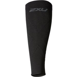 2XU Unisex X Compression Calf Sleeves (Small, Black/Black)