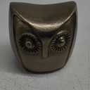 HD Designs Aluminum Owl Gold 6 Inches Home Decor Desk Table Shelf Figure
