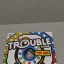 Hasbro Gaming Trouble Board Game for Kids Ages 5 and Up 2-4 Players