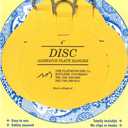 Invisible English Disc Adhesive Large Plate Hanger Set (4-4 Inch Hangers)