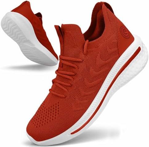 Pujcs Womens Sneakers Non Slip Walking Shoes Lightweight Tennis Shoes Breathable Running Shoes Gym Workout Mesh Sneakers, Size 41