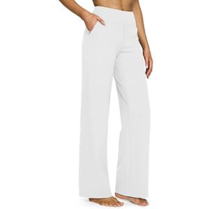 G4Free Yoga Pants Women Wide Leg Pants with Pockets High Waist Stretch Dress Casual Sweatpants Petite/Regular/Tall, 12