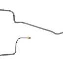 Rear Axle Brake Lines - (Does not fit standard 1500 or 2500 HD version) Fits 01-06 Sierra 1500 HD, 99-04 Sierra 2500, 01-06 Silverado 1500 HD, 99-07 Silverado 2500 - Galfan Coated Steel