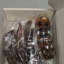 Medium Flat Hair Clips for Women, French Claw Clips for Thick Thin Hair, Lay Down Hair Barrettes for Styling, Duckbill Side Hairclips for Driving Yoga - Tortoise Design, 4pcs (Yellow Tortoiseshell, Red Tortoiseshell, White Tortoiseshell, Black)