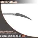 Rear Trunk Spoiler for Alfa Romeo Giulia Sedan 2015-2024 Car Rear Boot Lid Highkick Spoiler Wing Lip Carbon Look