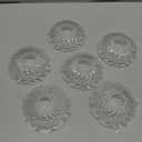 Bonuci 6 Pcs Chandelier Bobeche Replacement 4 Side Holes 4 Inch Clear Cups Elegant Chandelier Parts Plastic Bobeche for Home Wedding Birthday Party Diner Decor(Classic Style)