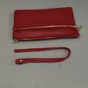 DOB SECHS Small Leather Wristlet Purses for Women Women's Clutch Handbags Wallet Cell Phone Purse Pouch Bags with Card Slots