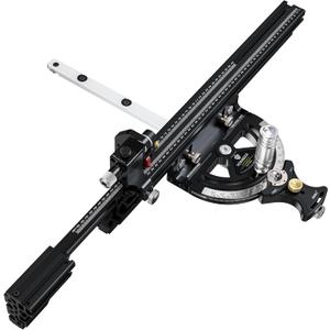 HONGDUI MG21 Precision Miter Gauge System, with 36inch Extended Fence & Micro Adjustable Flip Stop, Fit 3/8 x 3/4" T Slot for Table Saw Router Table