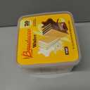 Bauducco Chocolate & Vanilla Wafer Cookies - Convenient Single Serve Wafer Cookies With 3 Layers of Cream - Delicious Sweet Snack on the go or Dessert 28.2oz (Pack of 20) (EXP 09/29/26)