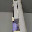 Wireless Keyboard and Mouse Combo, Cute Round Keycaps, Full-Size Retro Typewriter Keyboard with Detachable Wrist Rest, 2.4GHz Cordless Connection for Mac/Windows/PC/Laptop (Purple-Colorful)