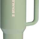 STANLEY Quencher ProTour Flip Straw Tumbler with Leakproof Lid | Built-In Straw & Handle | Cupholder Compatible for Travel | Insulated Stainless Steel Cup | BPA-Free (40 Ounces, Lichen)