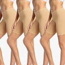 wirarpa Women's Cotton Boy Shorts Underwear Anti Chafing Soft Biker Short Plus Boy Shorts Panties 4 Pack, 6XL