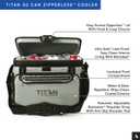 Titan by Arctic Zone Deep Freeze Cooler - Zipperless Hardbody Cooler - Deep Freeze Insulation, HardBody Liner, and SmartShelf, 30 Can