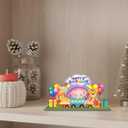 2 x BlinkWishes First Birthday Gifts, Baby 1st Birthday Wooden Decor, 3D Pop-Out Card Alternative, Laser-Cut Wood Tabletop Keepsake, Freestanding Tiered Tray Ornament, Gift for Baby Girls Boys