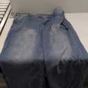 DFGIGT Men's Baggy Hip Hop Jeans Wide Leg Skater Denim Pants Casual Loose Fit Long Trousers Streetwear Jinco Oversized Relaxed Y2k 2000s Extreme Skateboard Dark Blue,C10 Medium Blue, XX-Large