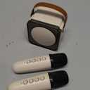 Mini Karaoke Machine for Kids and Adults,Portable Bluetooth Karaoke Speaker with 2 Wireless Microphones, Kids Karaoke Machine for Home Party,Birthday Gifts for Girls BoysBeige