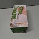 Maestri House Rechargeable Milk Frother with Stand, LunaFro Handheld Electric Foam Maker Waterproof Detachable Stainless Steel Whisk Drink Mixer Foamer for Lattes, Cappuccino (White)