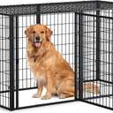 Large Dog Crate, 48" L x 28" H, Dog Cage, Dog Kennel, Big Crate for Small Medium Large Dogs, Puppy Playpen, Pet Cage, Pet Playpen Yard, Indoor Outdoor, XL1
