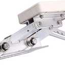 Hoffen Boat Outboard Motor Bracket, Aluminum Marine Boat Engine Surpport, Heavy Duty Outboard Motor Stand with White Mounting Plate