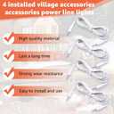 Norward Adapter for Department 56 Accessories Replacement for Department 56 Village Lights Cord,for Christmas Village Accessories