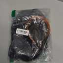 Topcosplay Girls Kids Wigs Black Long Straight Cosplay Halloween Costumes Party Wig with Headband(1849)