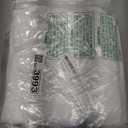 NICETOWN Cold Reducing 100% Blackout Small Window Curtain Panels, Drapes with Black Liner, 45 Inches Drop Thermal Insulated Draperies for Cafe (White, 2 Pieces, 37 inches Wide Each Panel)