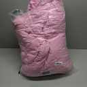 Amazon Basics 5-Piece Soft, Easy-Wash Microfiber Kid's Bed-in-a-Bag Bedding Set with Sheet and Comforter, Twin, Pink, Solid