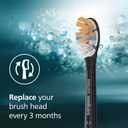 Philips Sonicare A3 All-in-One - Genuine Replacement Electric Toothbrush Heads, Black, 2 Pack, HX9092/95