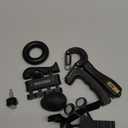 5 PCS Grip Strength Trainer Kit, Hand Gripper Strengthener, Forearm Strengthener, Finger Strengthener, Finger Exerciser, Stress Relief Ball, Forearm Workout Ring for Muscle Building and Injury Recover