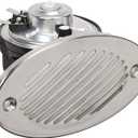 5190512 12V Hidden Flush Mount Marine Boat Horn 316 Stainless Steel