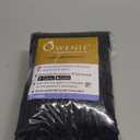 OWENIE Crushed Voile Black Sheer Curtains 96 Inches Long 2 Panles Set for Living Room/Bedroom, Rod Pocket Elegant Crinkled Light Filtering Semi Sheer Drapes, 2 Pieces Total 84" Wide, Set of 2